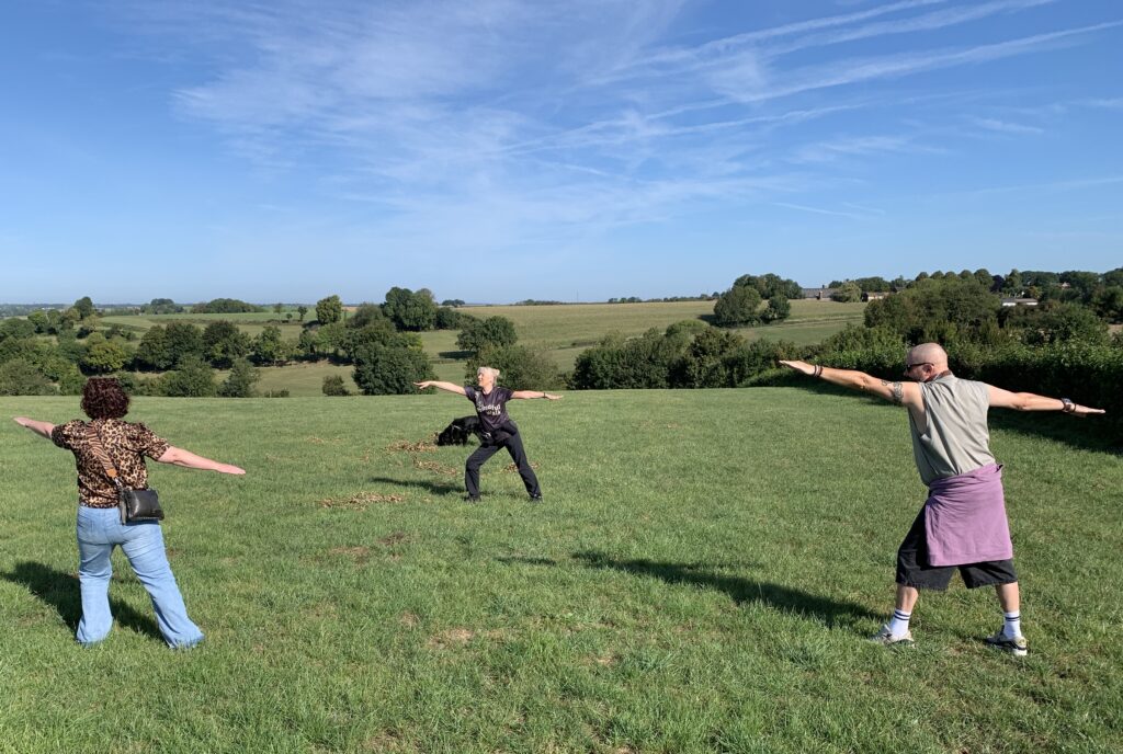Het geven van Mindful Walk clinics is een fijne en laagdrempelige manier om kennis te maken met het Mindful Walk gebeuren.